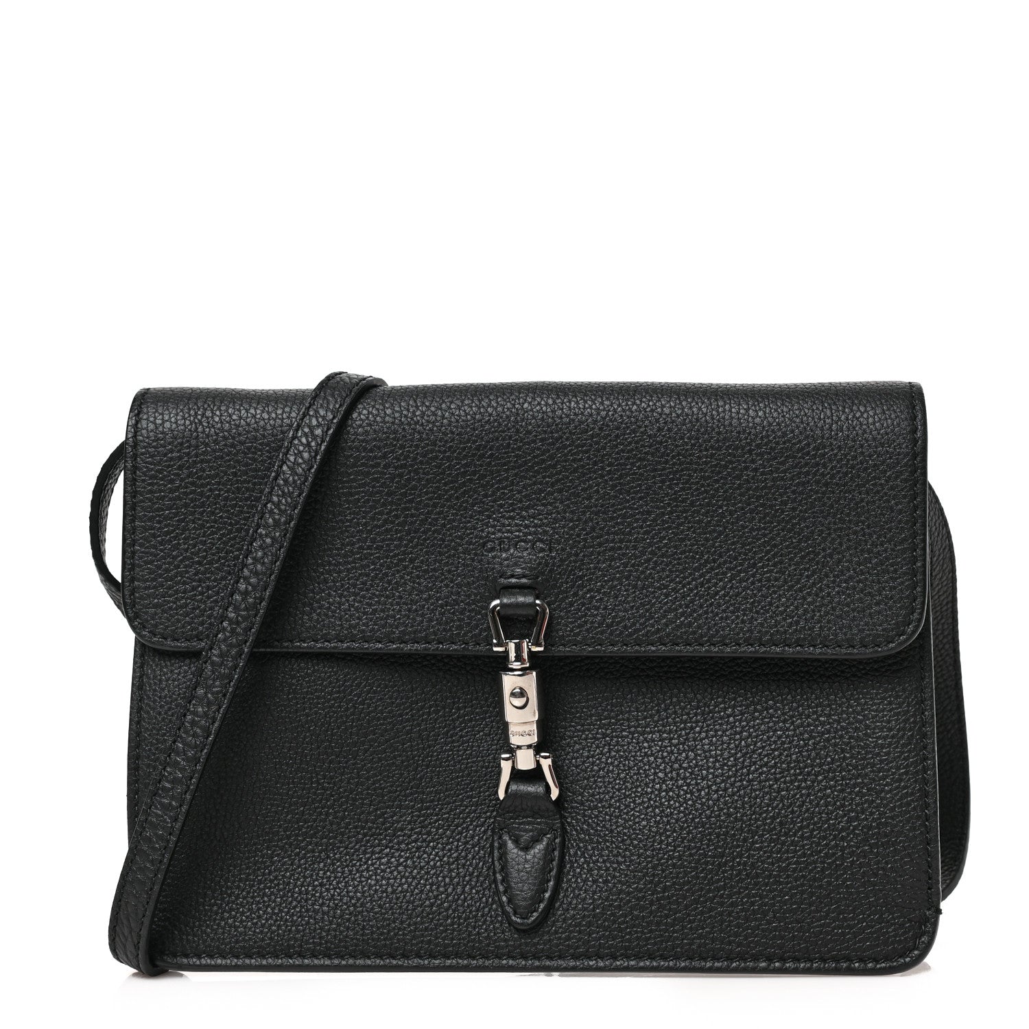 Gucci Soft Calfskin Small Jackie Shoulder Bag Black 1 of 8
