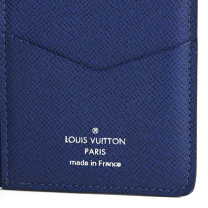 Louis Vuitton Taiga Pocket Organizer Blue Marine 6 of 11