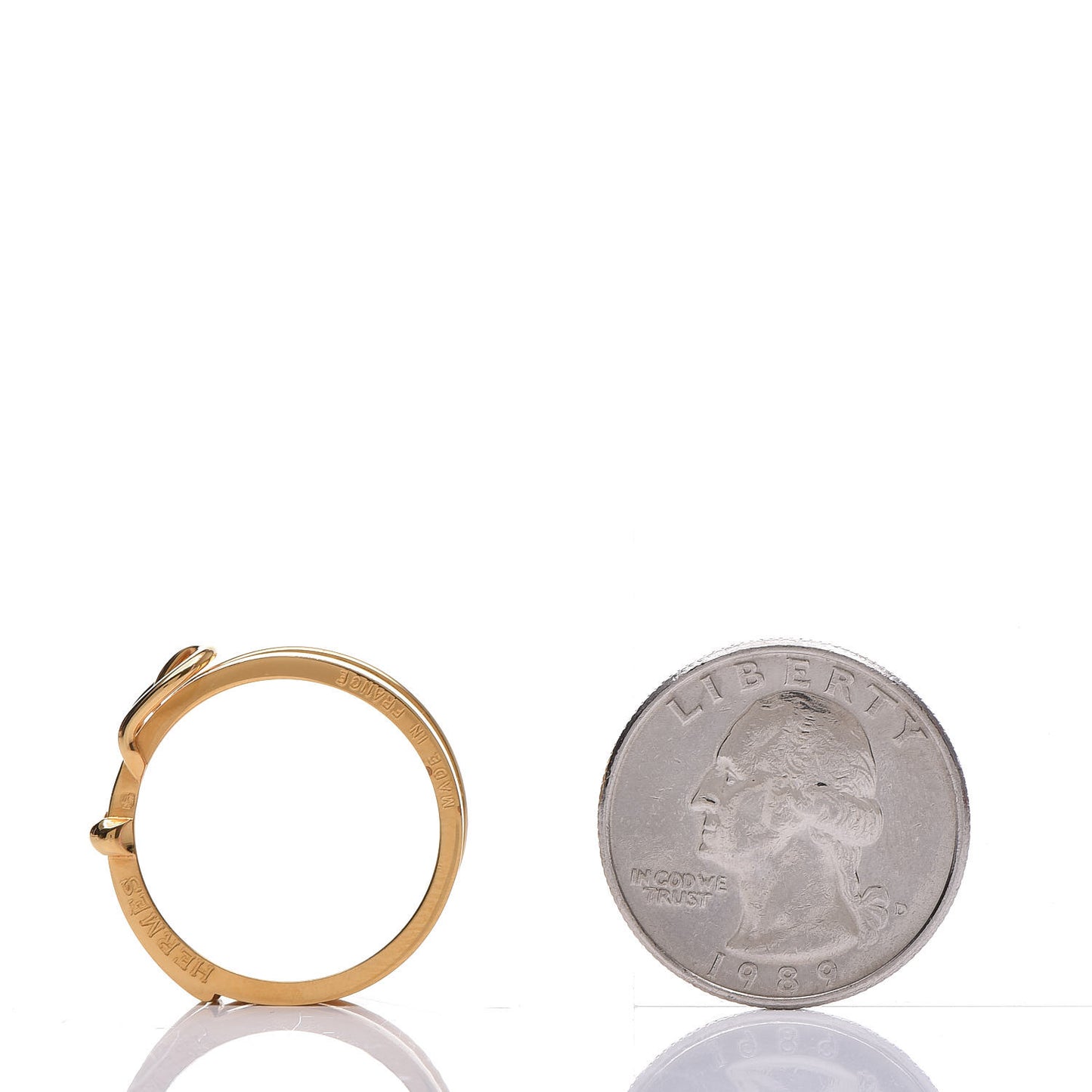 Permabrass Buckle Scarf Ring
