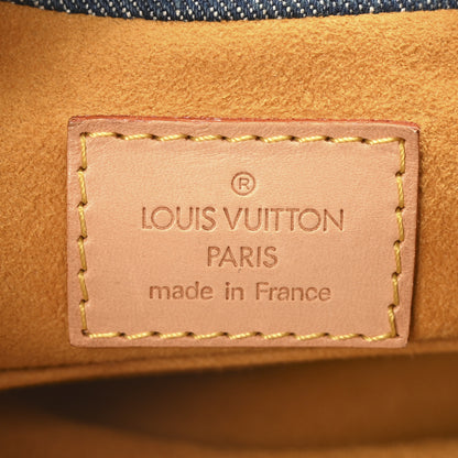 Louis Vuitton Monogram Denim Pleaty Blue 6 of 9