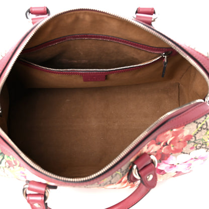 Gucci GG Supreme Monogram Blooms Medium Boston Beige Multicolor Dry Rose 5 of 14