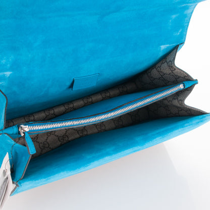 Gucci GG Supreme Monogram Small Dionysus Shoulder Bag Bright Turquoise 6 of 8