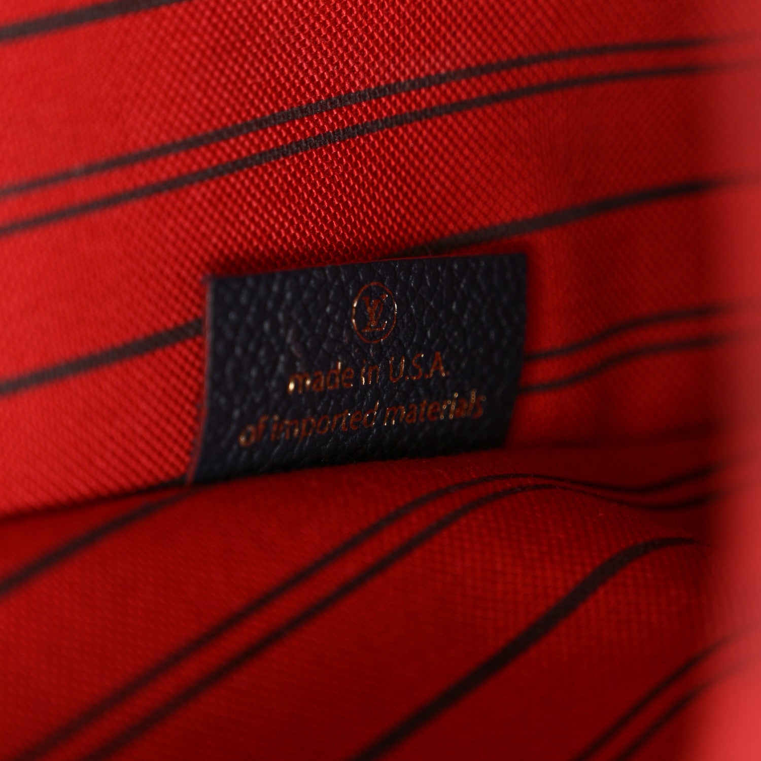 Louis Vuitton Empreinte Pochette Metis Marine Rouge 7 of 14