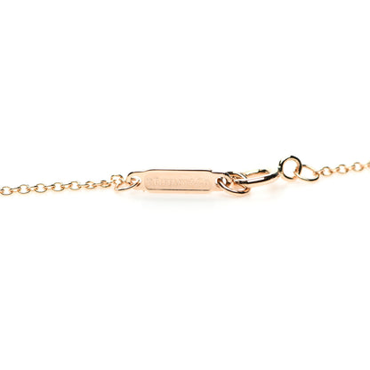Tiffany 18K Rose Gold Diamond Paper Flowers Pave Pendant Necklace 5 of 6