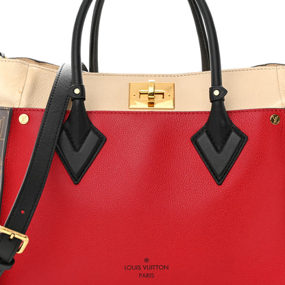 Louis Vuitton Calfskin Monogram On My Side Pirate Red 7 of 10