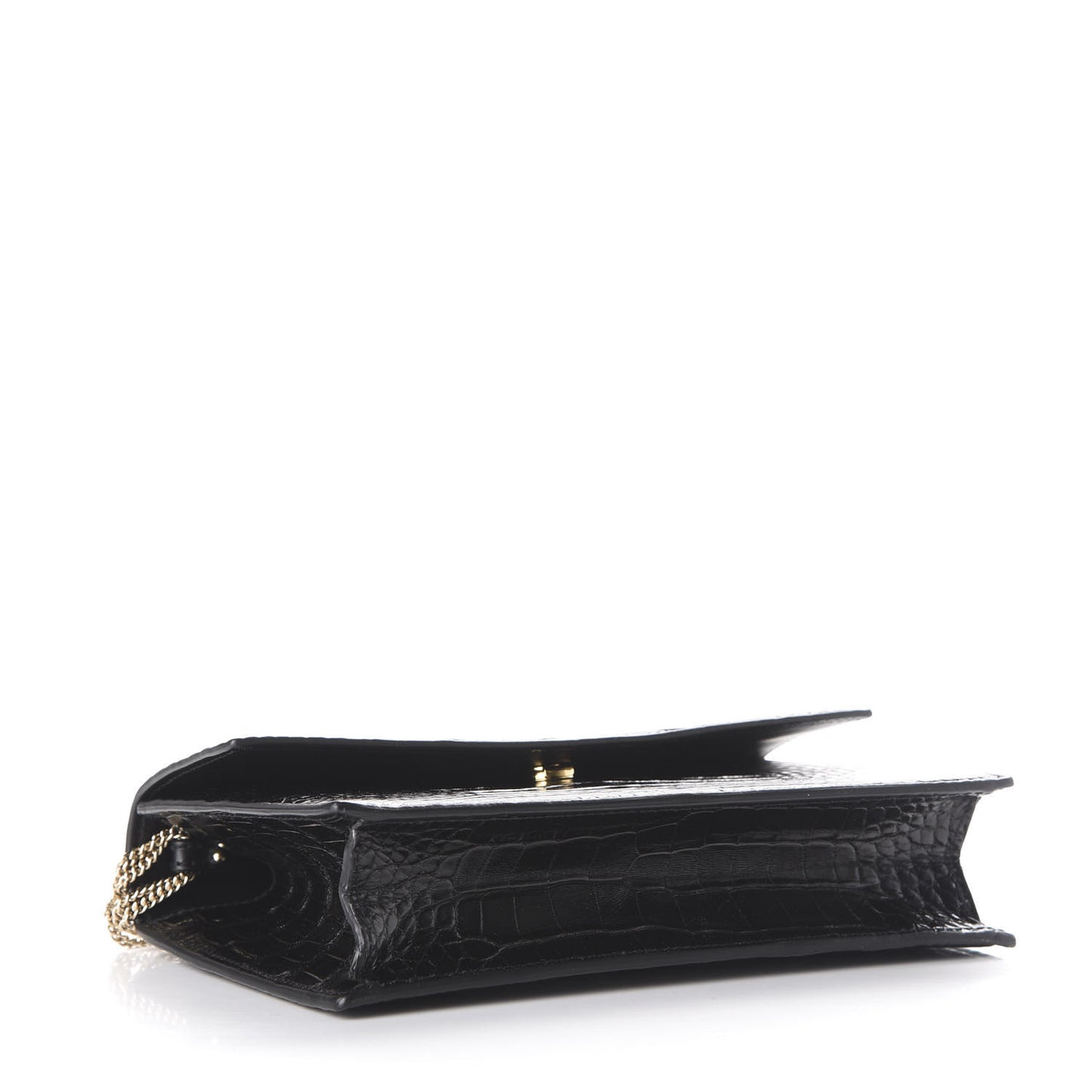 Alligator Small Pochette Black