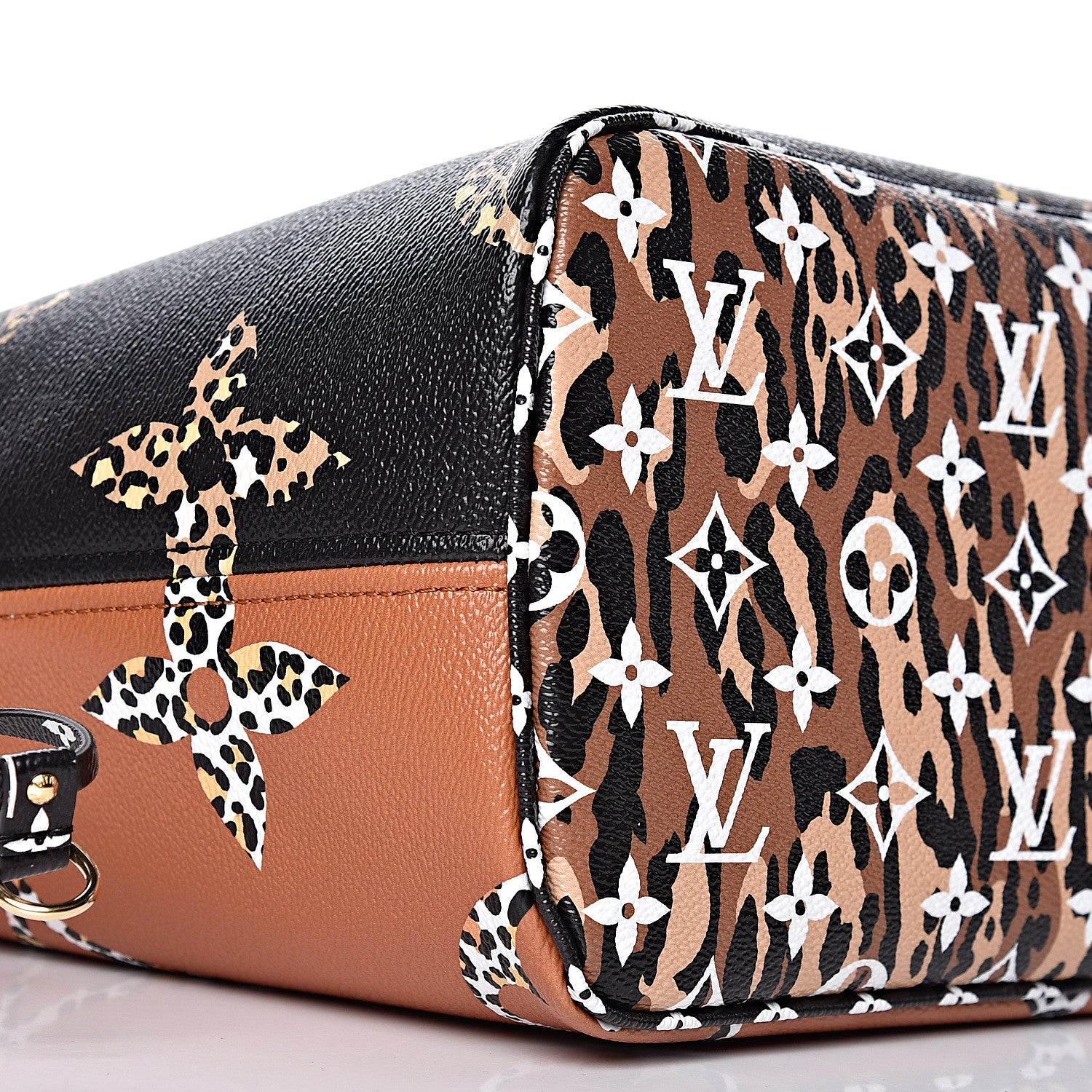 Louis Vuitton Monogram Giant Jungle Neverfull MM Black 9 of 11
