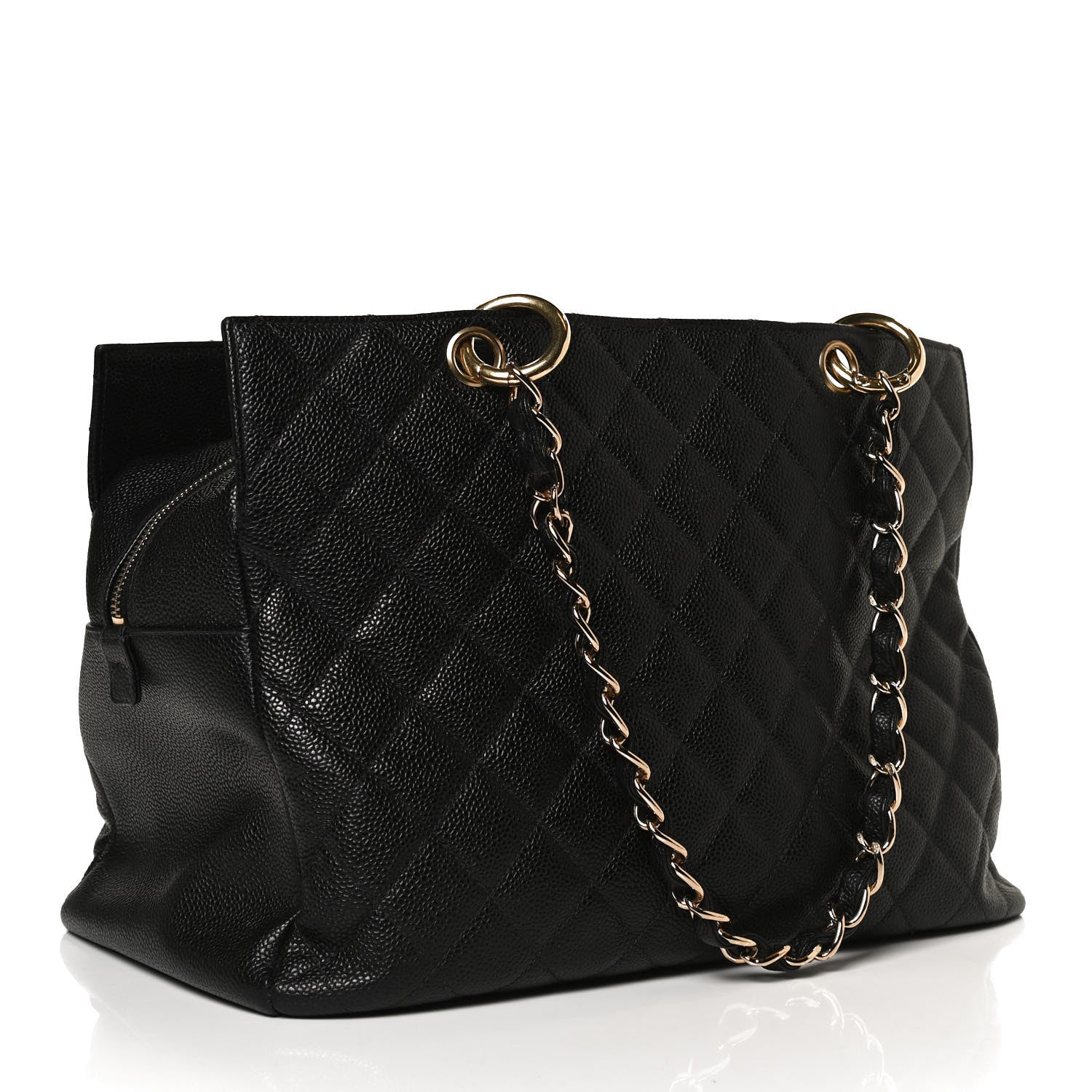 Chanel Caviar Quilted Grand Timeless Tote GTT Black 3 of 12