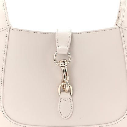Gucci Ancora Calfskin Web Small Jackie Shoulder Bag Light Grey 8 of 10