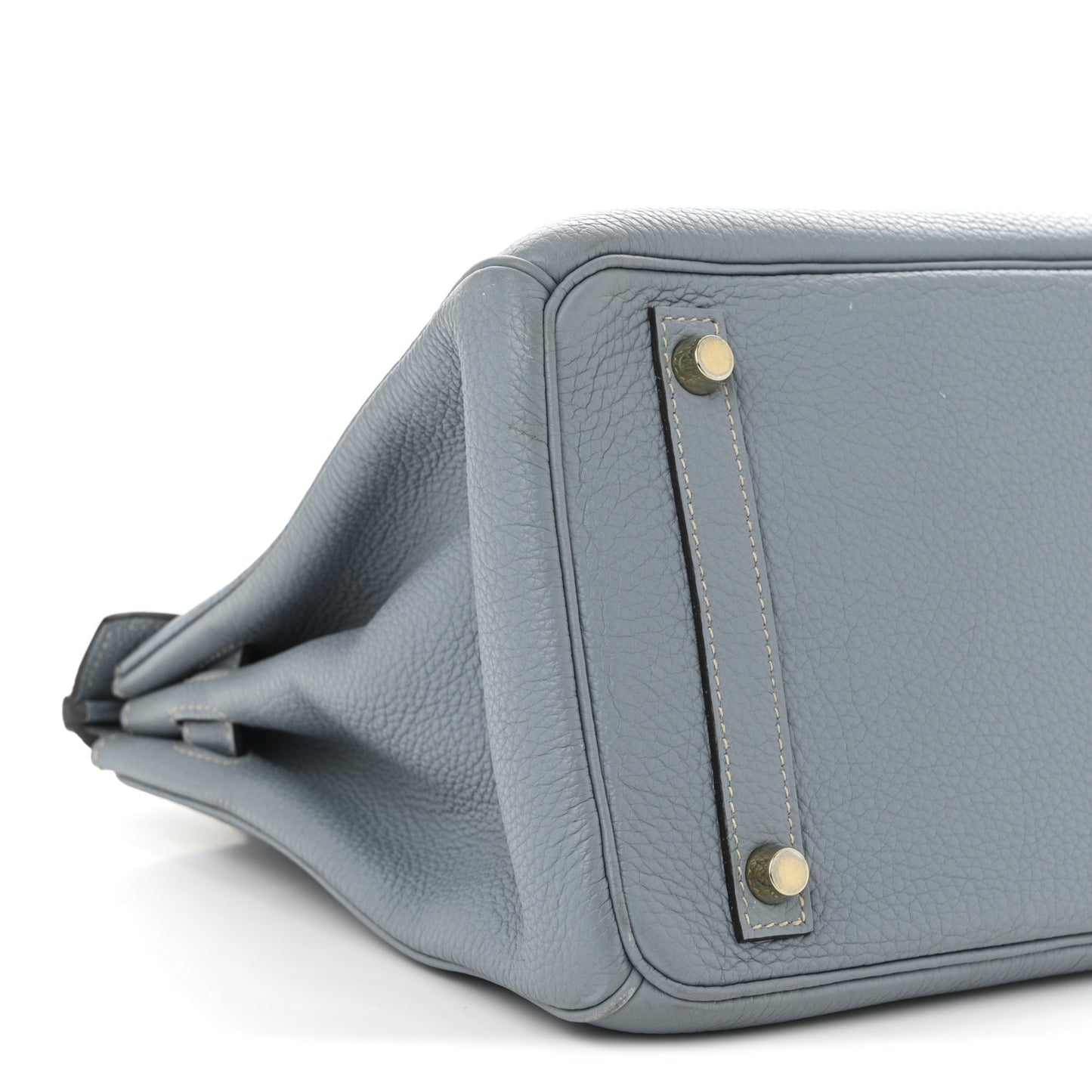 Togo Birkin 30 Bleu Lin