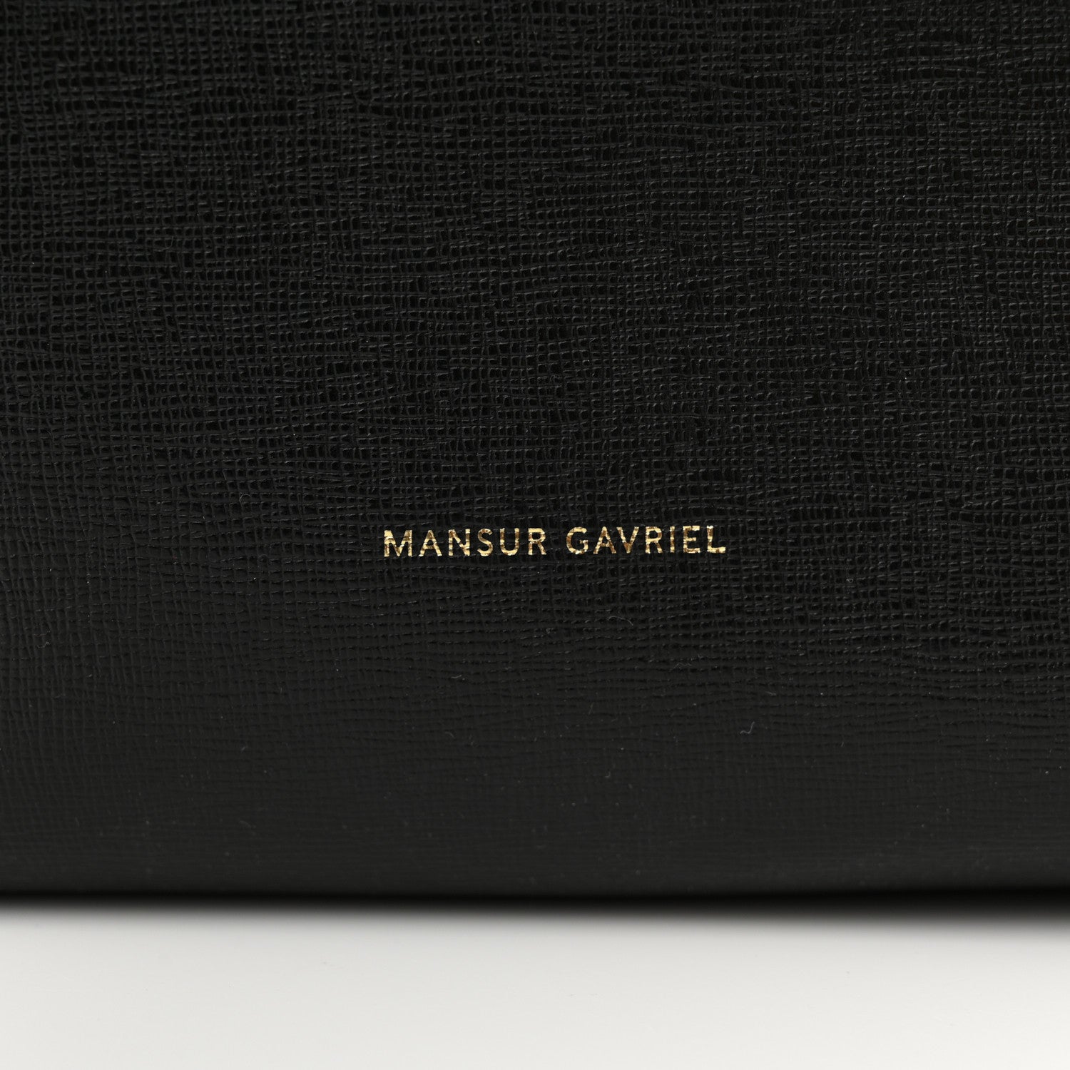 Mansur Gavriel Saffiano Bucket Bag Black Flamma 6 of 11