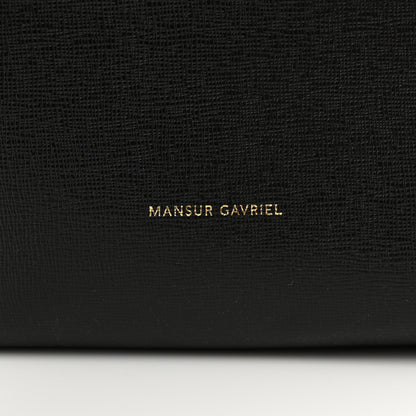 Mansur Gavriel Saffiano Bucket Bag Black Flamma 6 of 11