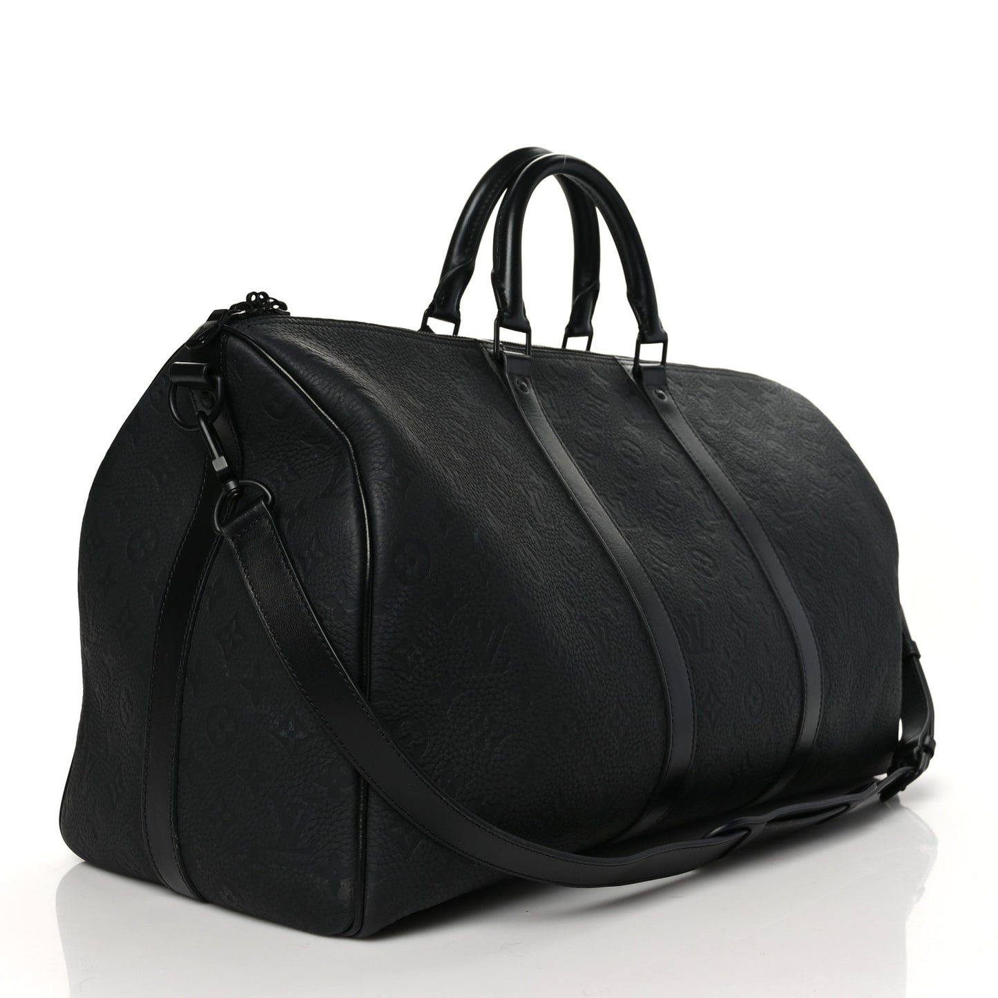 Taurillon Monogram Keepall Bandouliere 50 Black