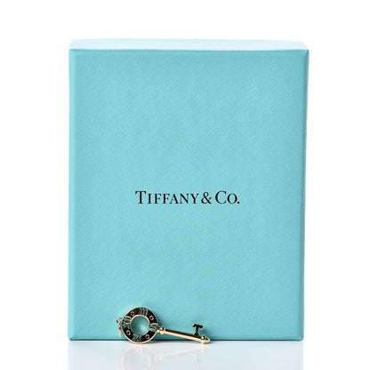 Tiffany 18K Yellow Gold Ruby Atlas Pierced Key Pendant 5 of 5