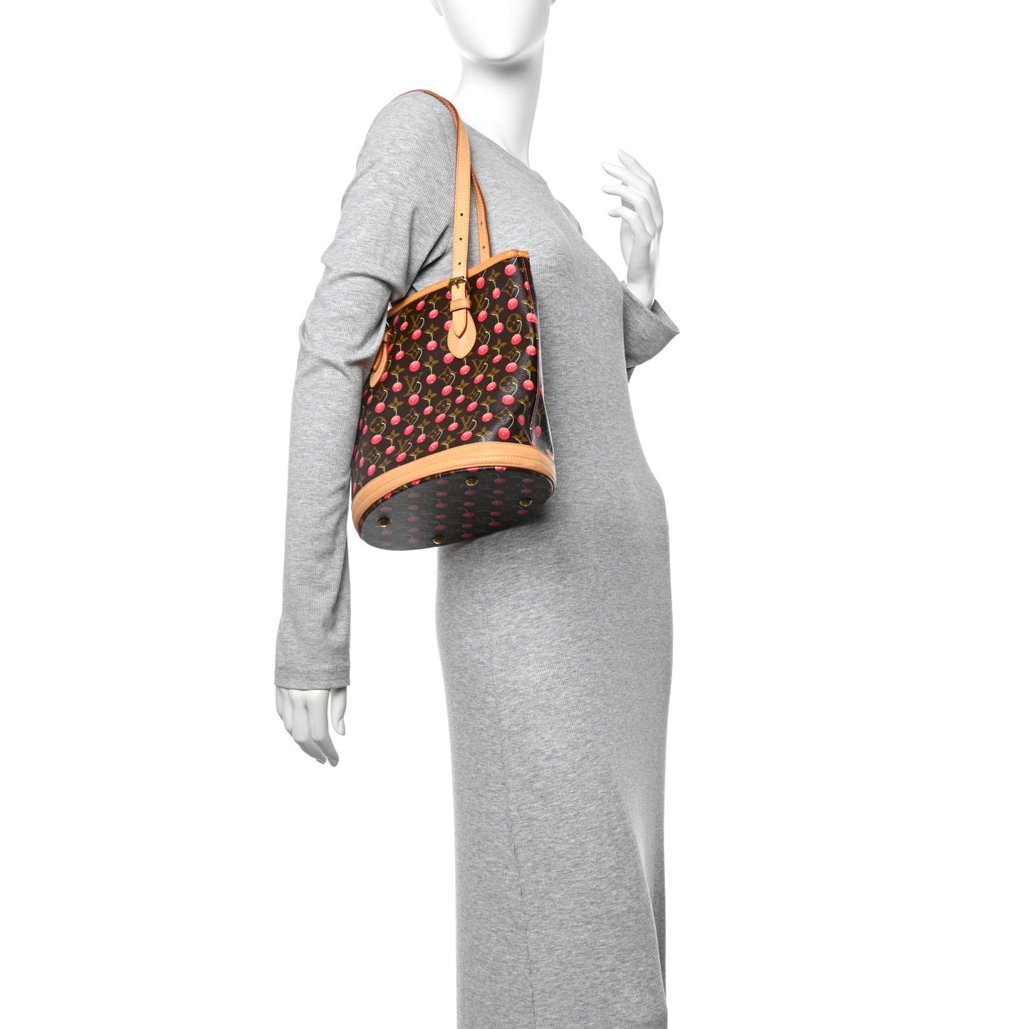 Monogram Cerises Bucket Bag