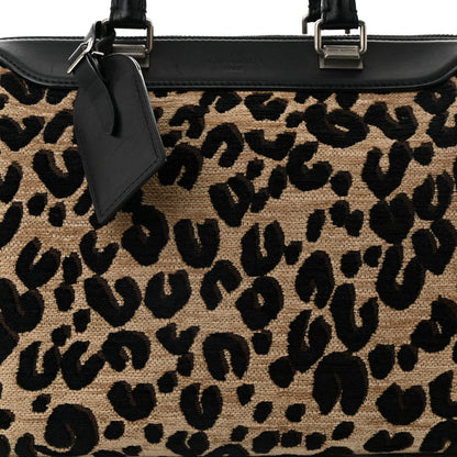 Louis Vuitton Jacquard Velvet Leopard Print Stephen Sprouse Speedy 8 of 12