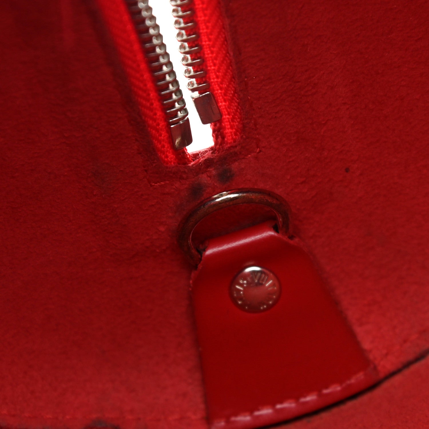 Louis Vuitton Epi Soufflot Castillan Red 12 of 17