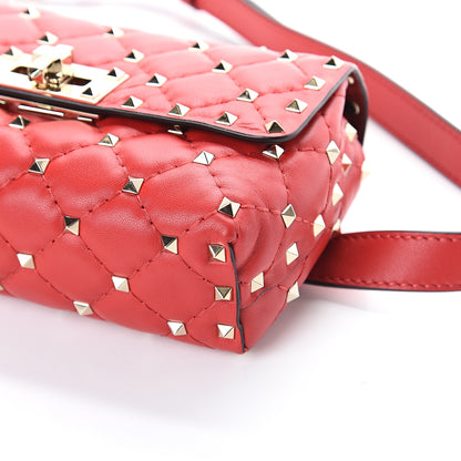 Valentino Garavani Nappa Rockstud Spike Belt Bag Rouge Pur 8 of 8
