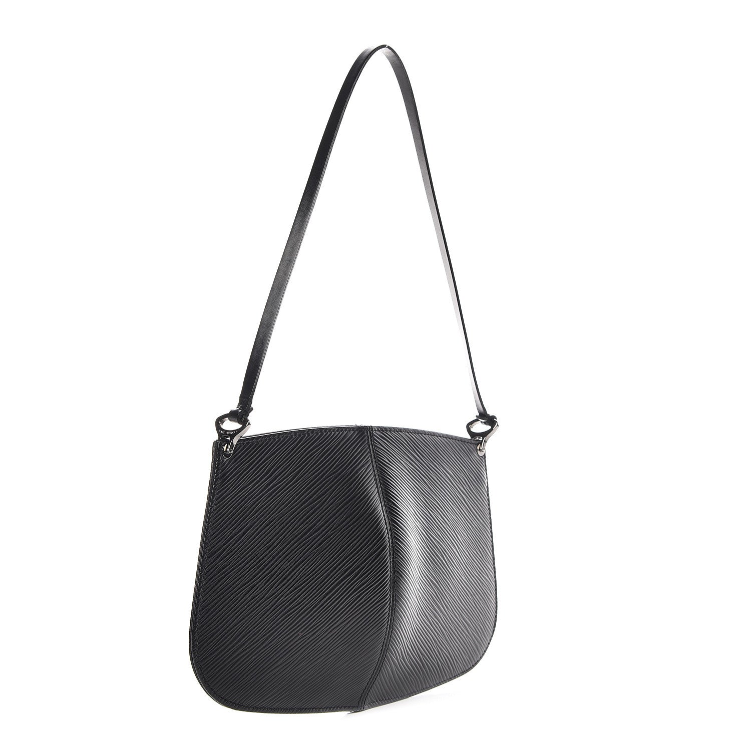 Louis Vuitton Epi Demi Lune Pochette Black 3 of 10