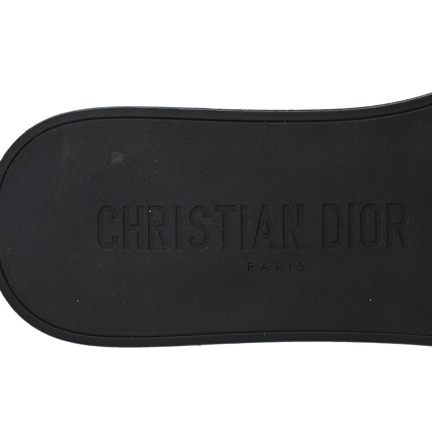 Calfskin Dio(r)evolution 10mm Slide Sandals 39 Black