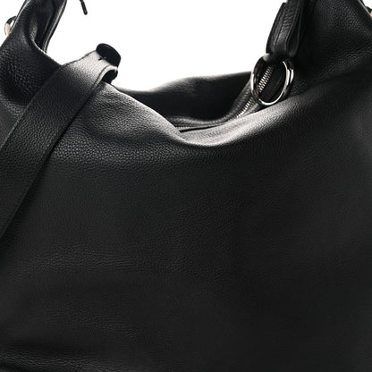 Gucci Pebbled Calfskin Large Icon Bit Hobo Black 8 of 11
