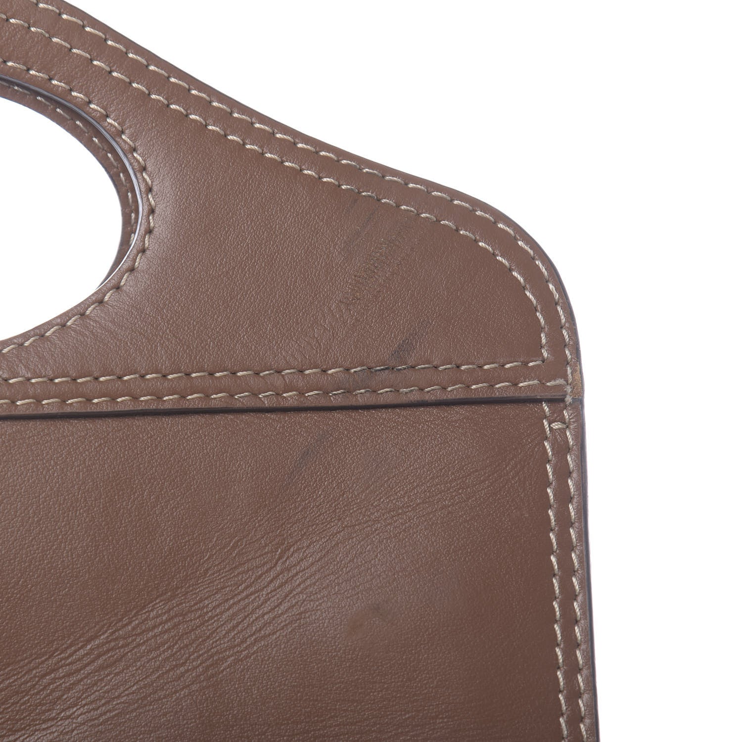 Burberry Smooth Calfskin Mini Pocket Bag Malt Brown 12 of 13