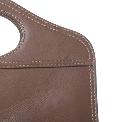 Burberry Smooth Calfskin Mini Pocket Bag Malt Brown 12 of 13
