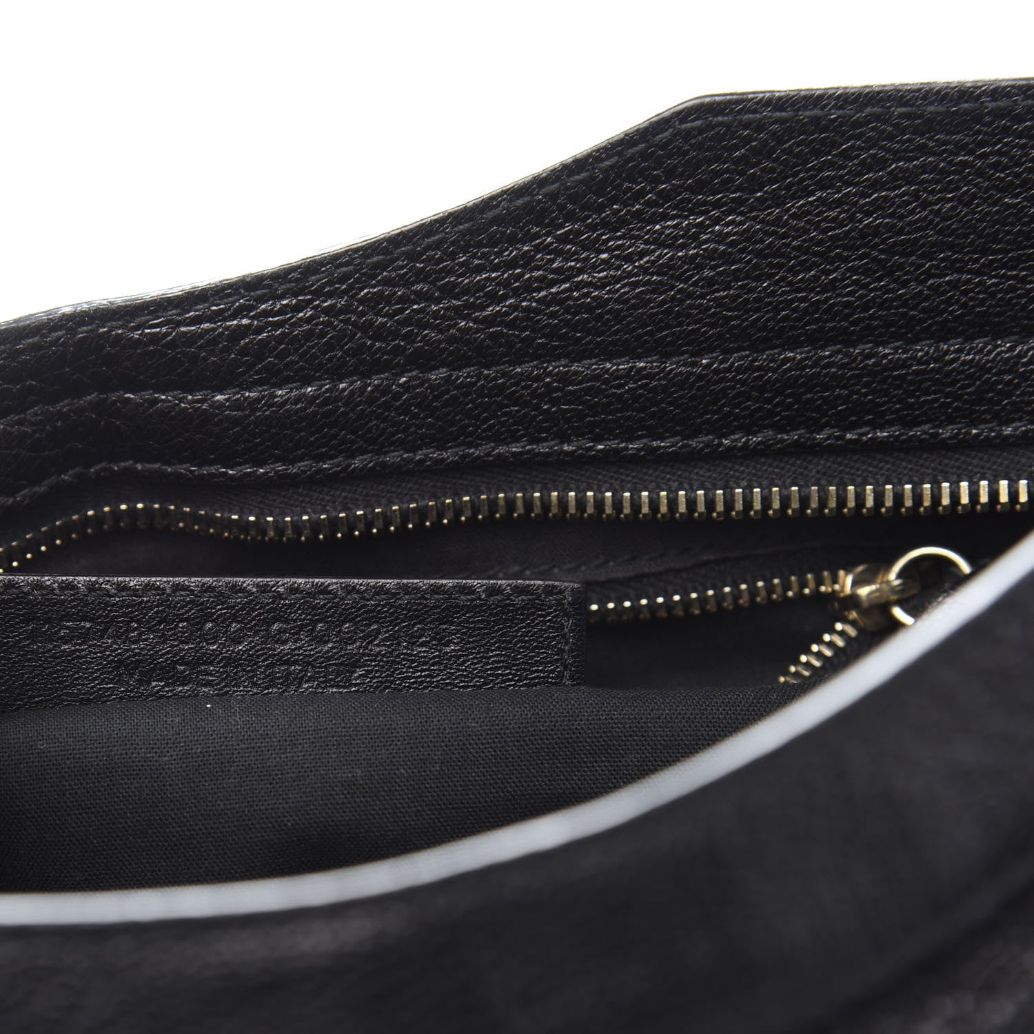 Balenciaga Chevre Gold Metallic Edge Hardware City Black 8 of 12