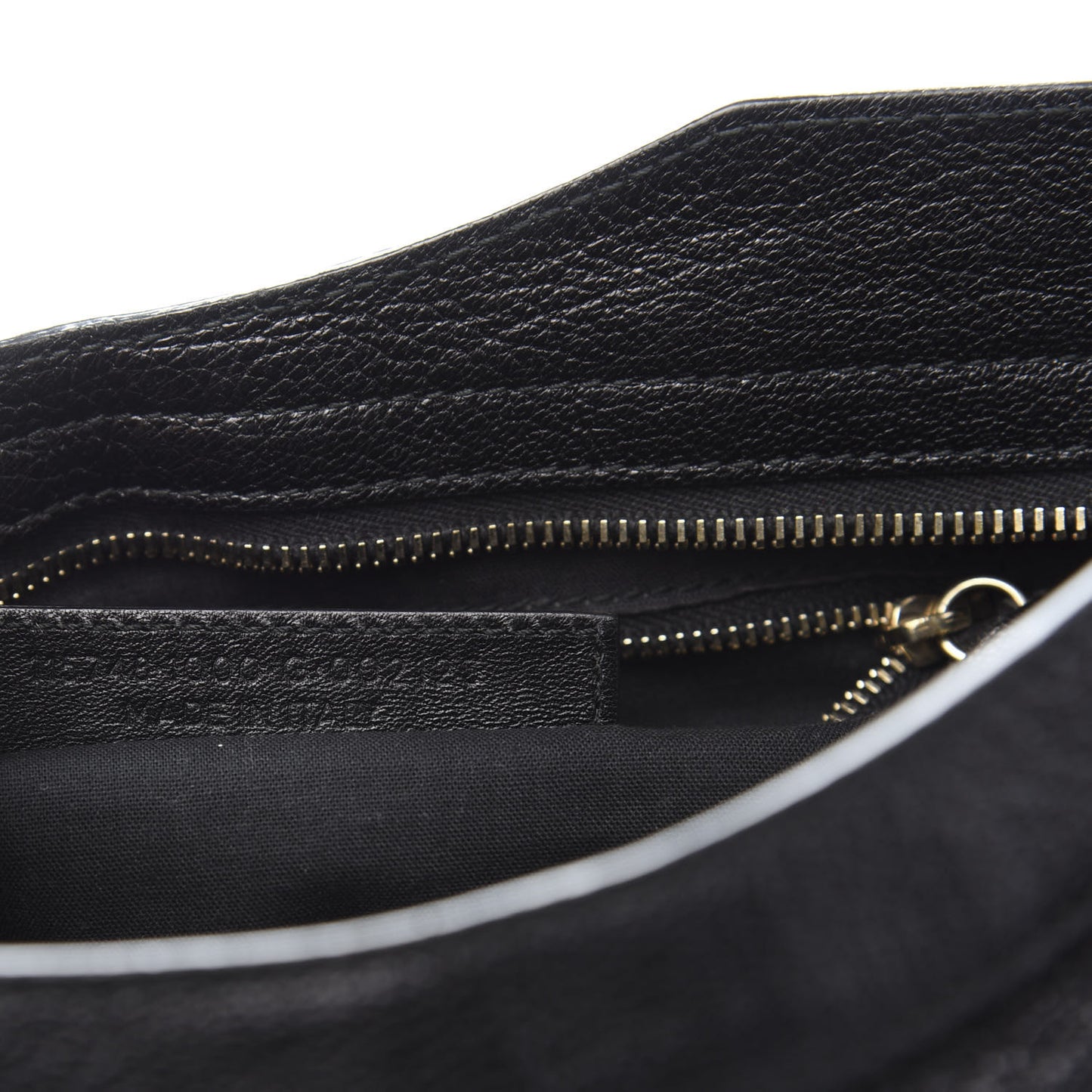 Chevre Gold Metallic Edge Hardware City Black