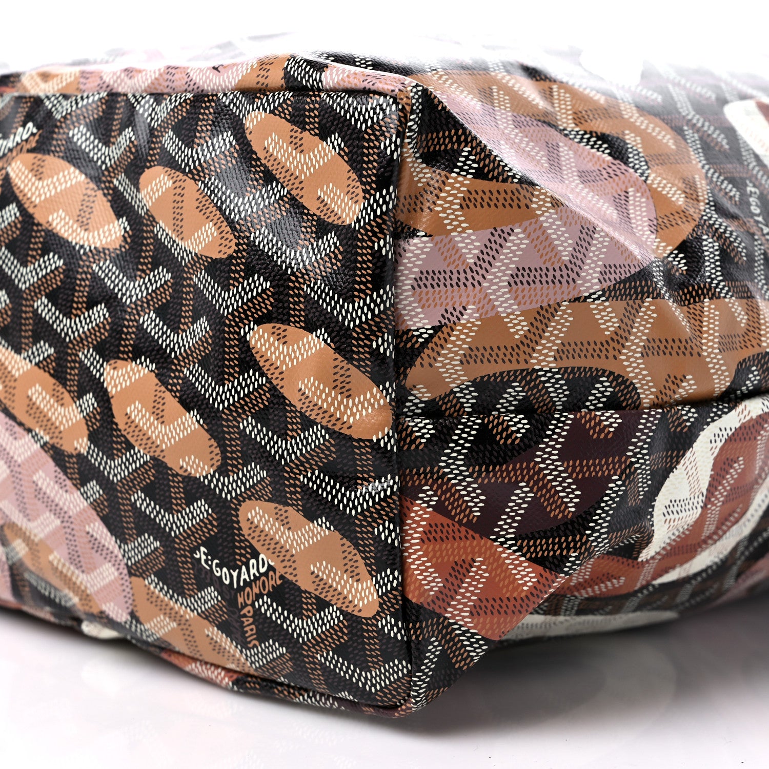 Goyard Goyardine Saint Louis Lettres Camouflage PM Black Pink Multicolor 10 of 10