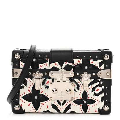 Louis Vuitton Calfskin Graphic Print Petite Malle 1 of 10