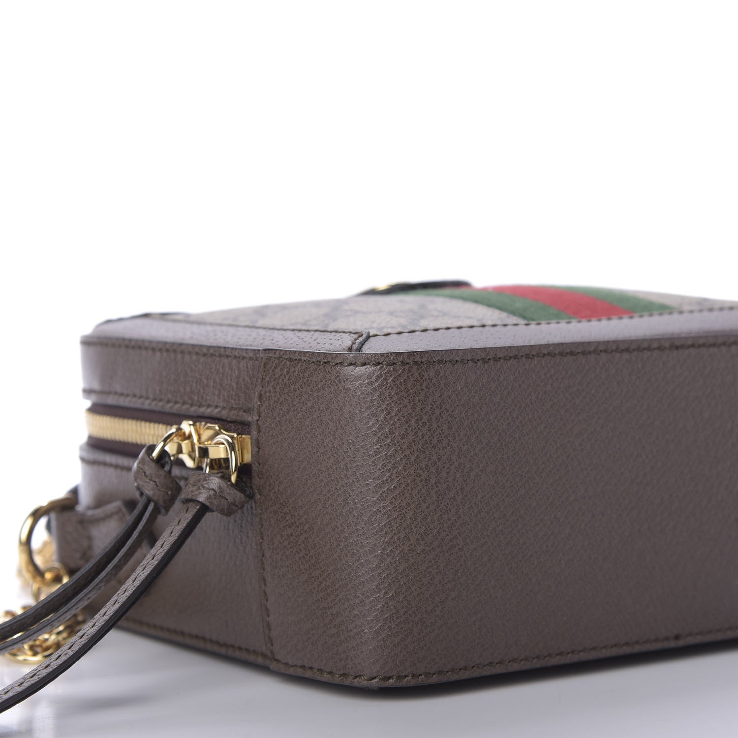 Gucci GG Supreme Monogram Mini Ophidia Top Handle Shoulder Bag Brown 6 of 9