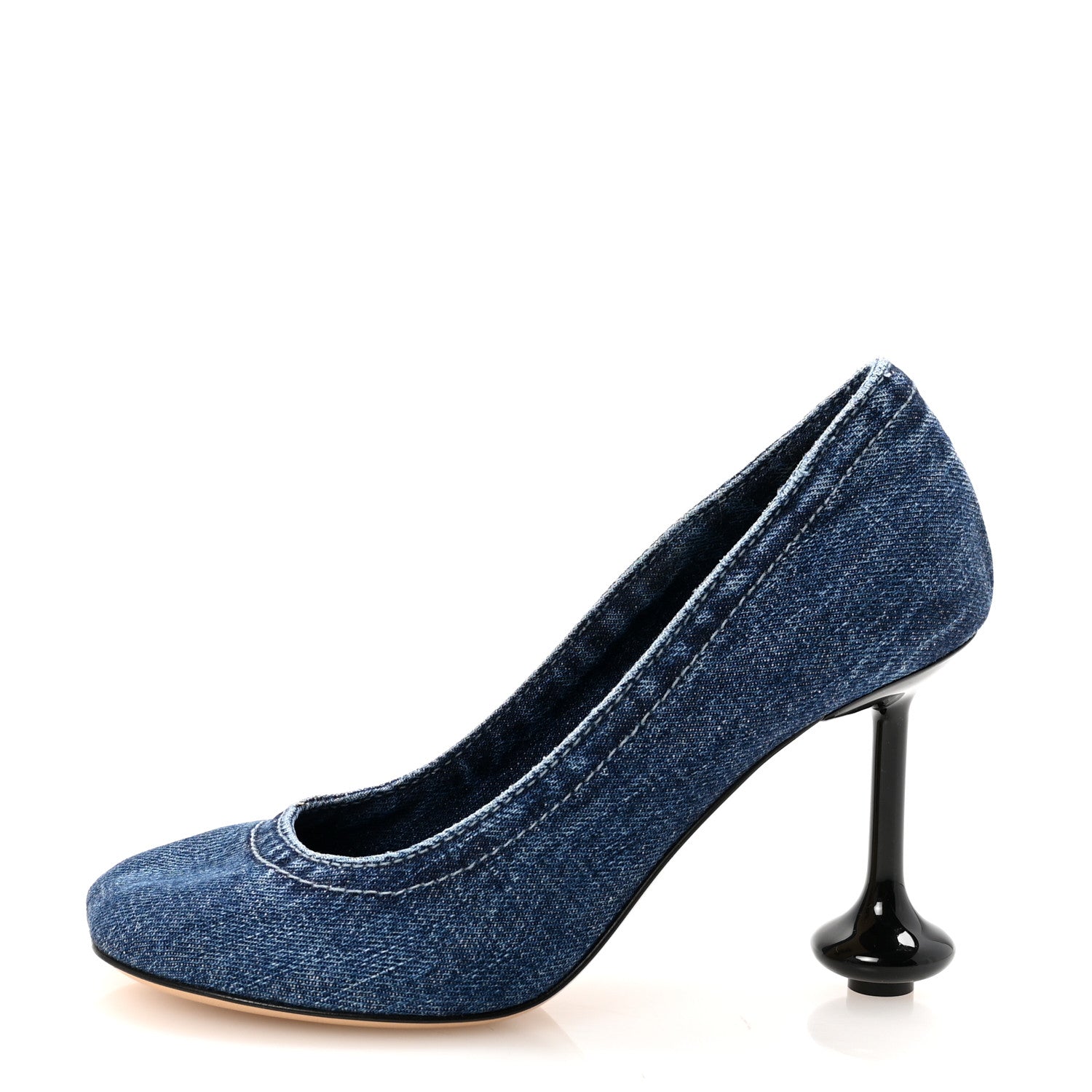 Loewe Washed Denim Toy Panta 90 Pumps 36 Blue 1 of 9