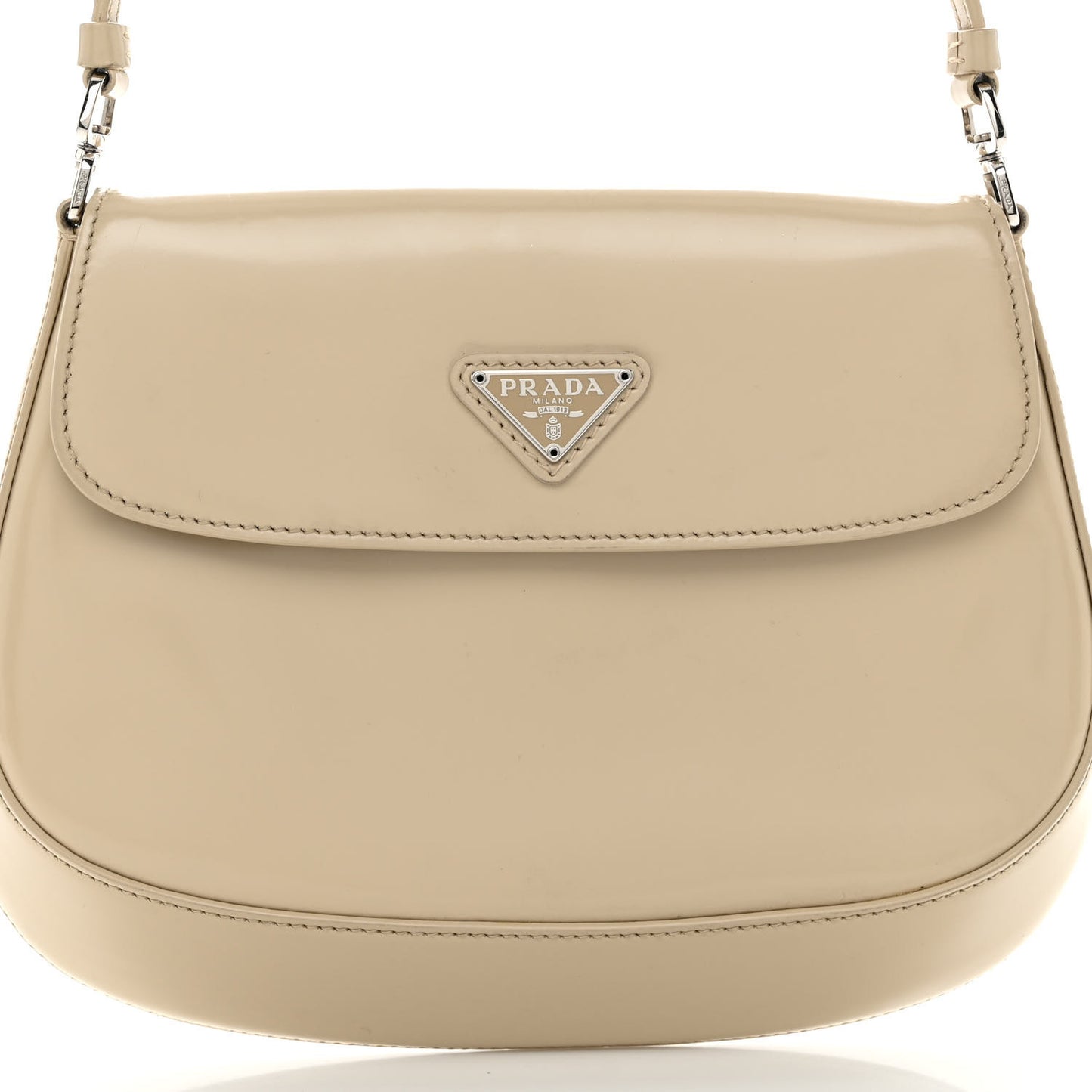 Spazzolato Cleo Flap Shoulder Bag Deserto