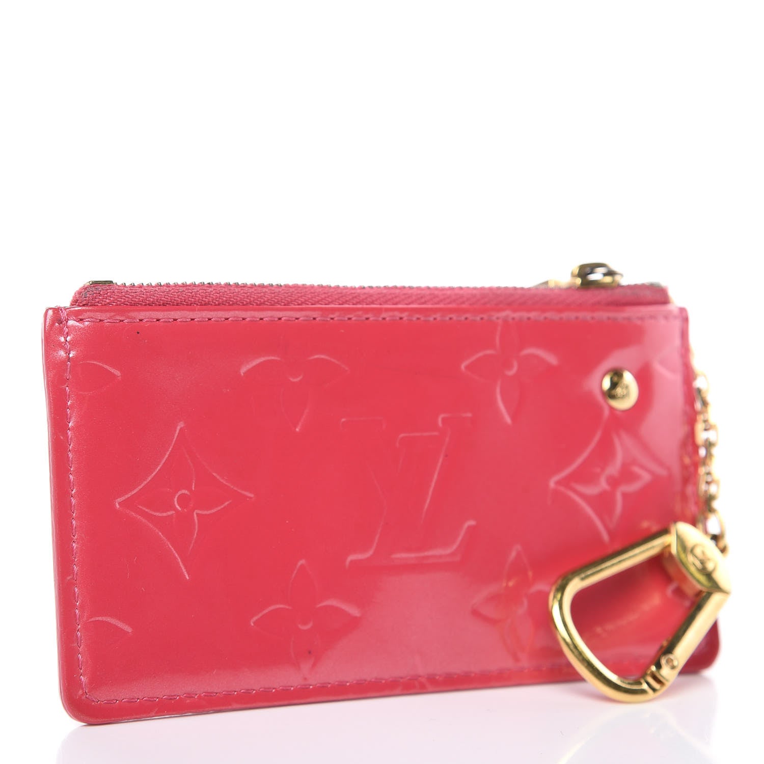 Louis Vuitton Vernis Key Pouch Framboise 3 of 8