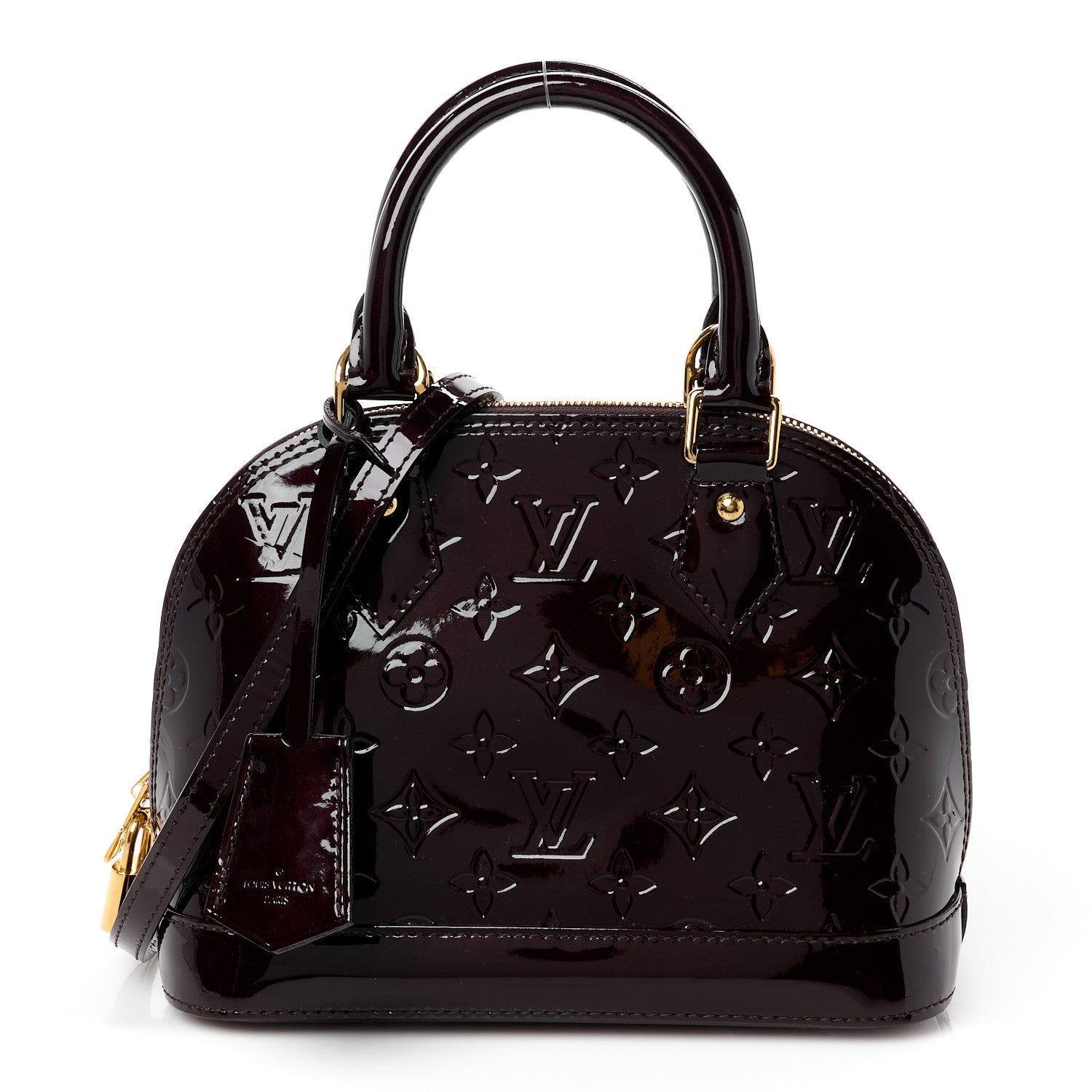 Louis Vuitton Vernis Alma BB Amarante 1 of 12