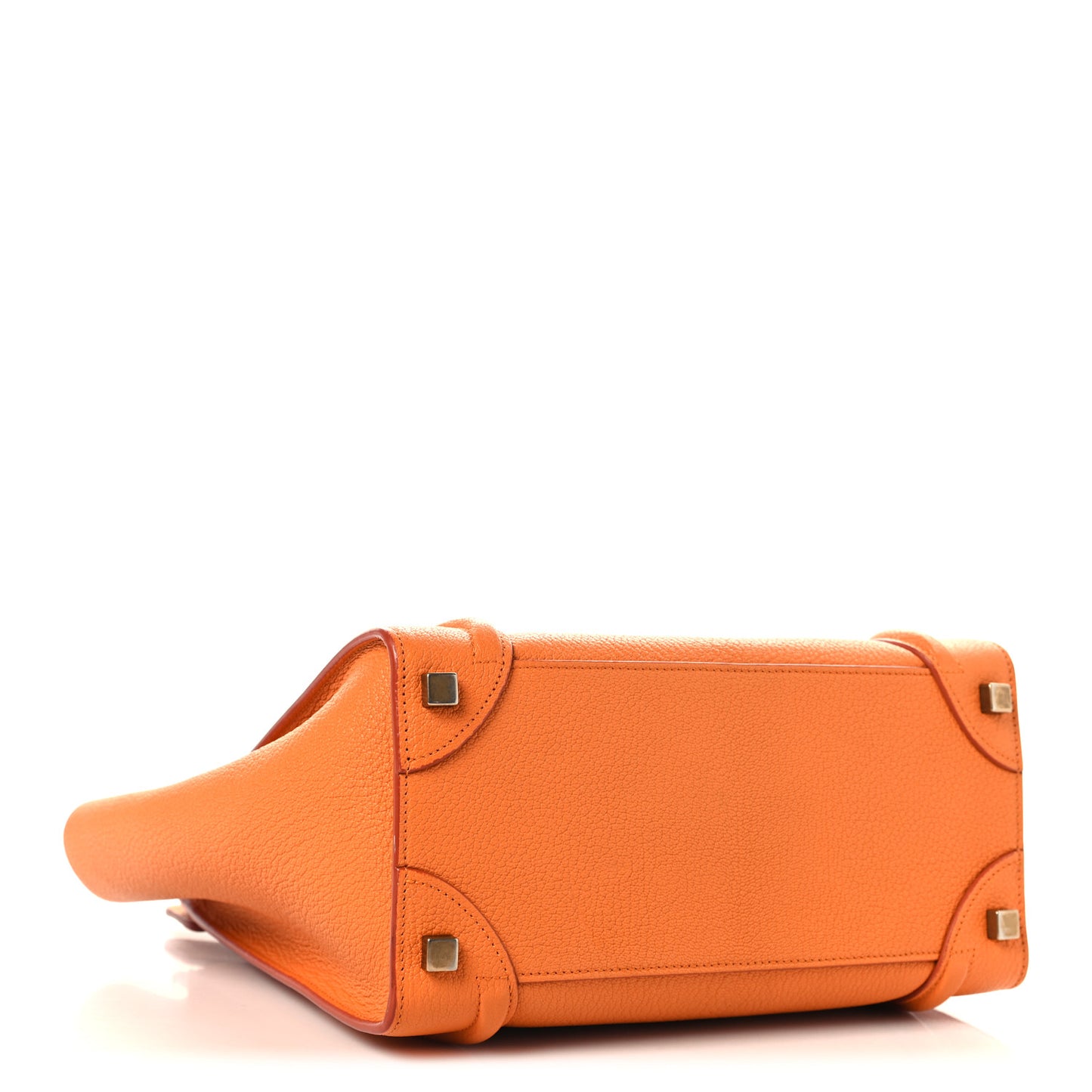 Goatskin Micro Luggage Light Orange