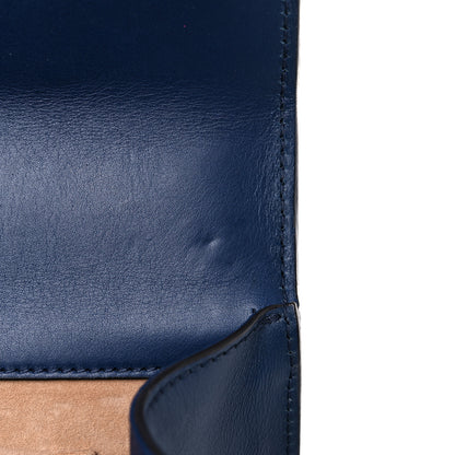 Gucci Calfskin Studded Small Padlock Shoulder Bag Blue Agata 13 of 15