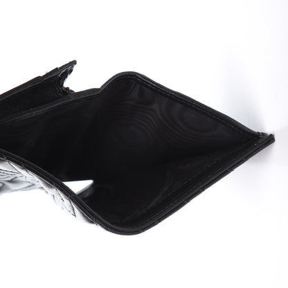 Gucci Calfskin Matelasse GG Marmont Card Case Wallet Black 5 of 12
