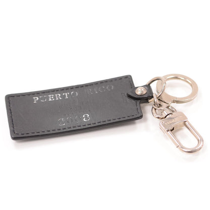 Louis Vuitton Leather Porte Clefs Fortune Key Chain Black 2 of 6