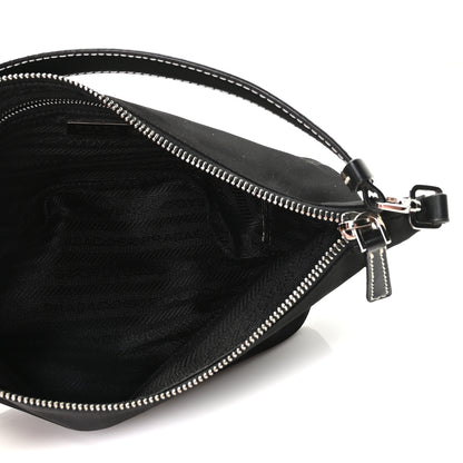 Prada Tessuto Sirio Pochette Black 4 of 8
