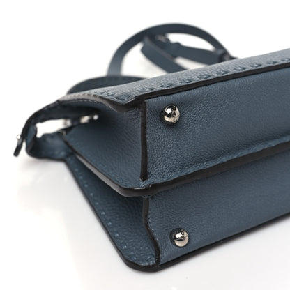 Fendi Cuoio Romano Selleria Chamois Small Peekaboo I SEE U Satchel Asfalto 9 of 11