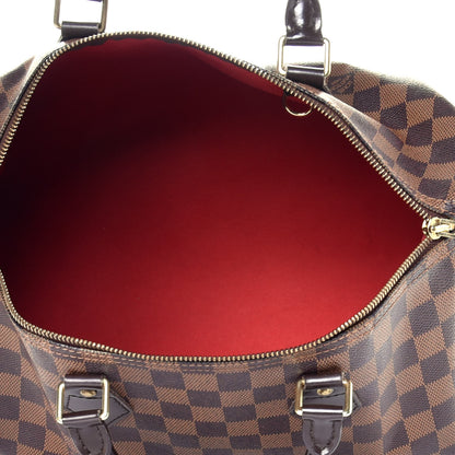 Louis Vuitton Damier Ebene Speedy 35 5 of 9