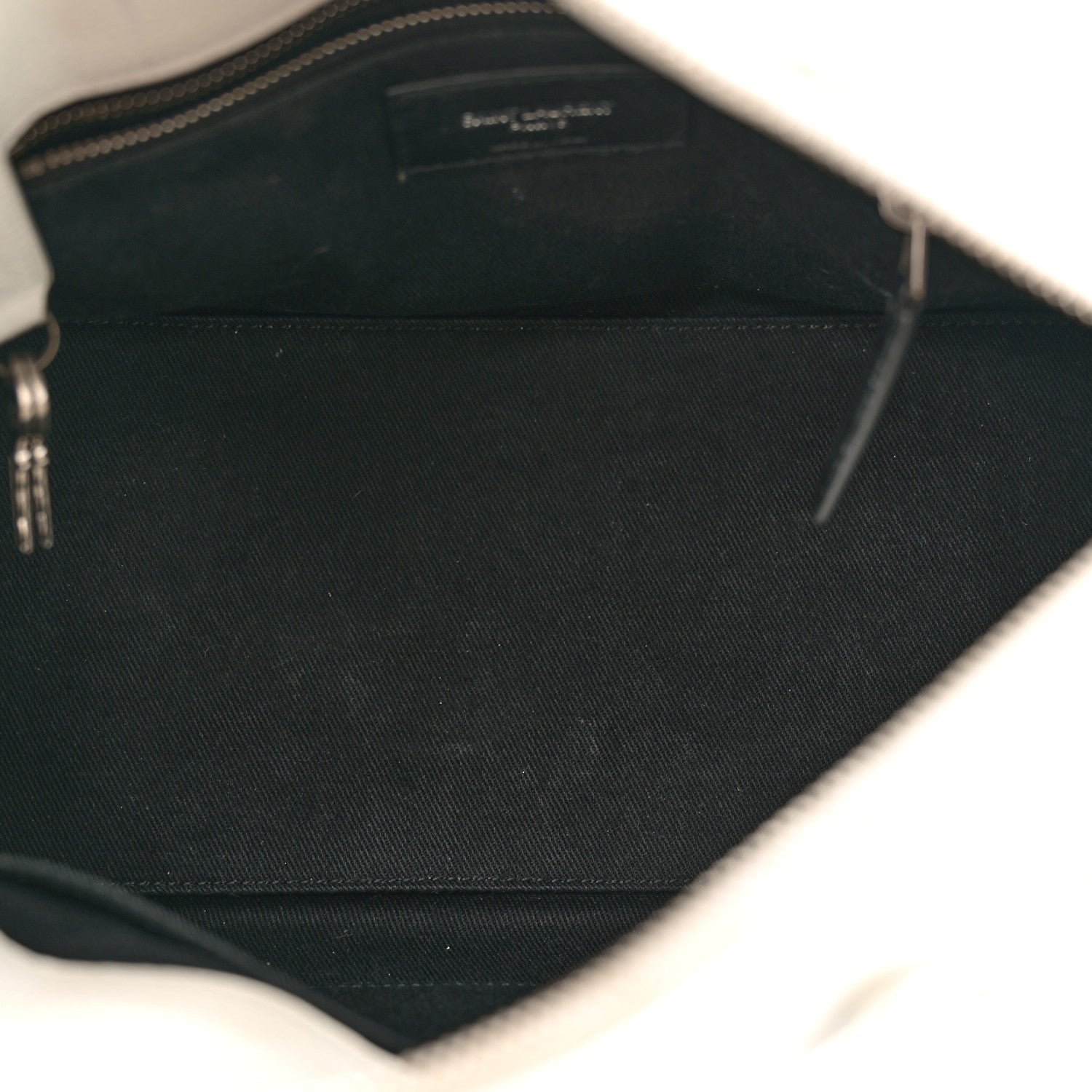 Saint Laurent Calfskin Baby Supple Sac De Jour White 5 of 19