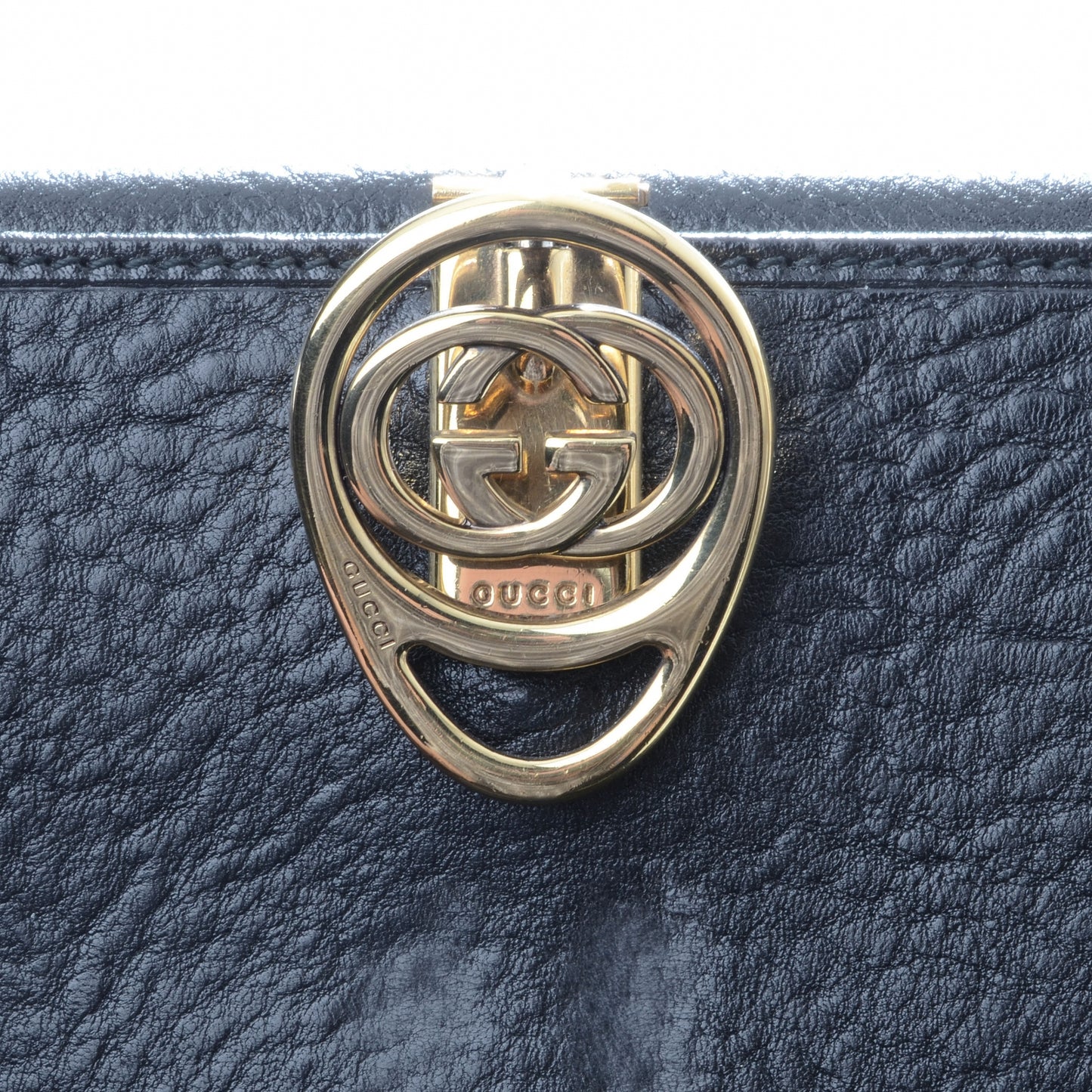 Monogram Interlocking GG Continental Wallet Black