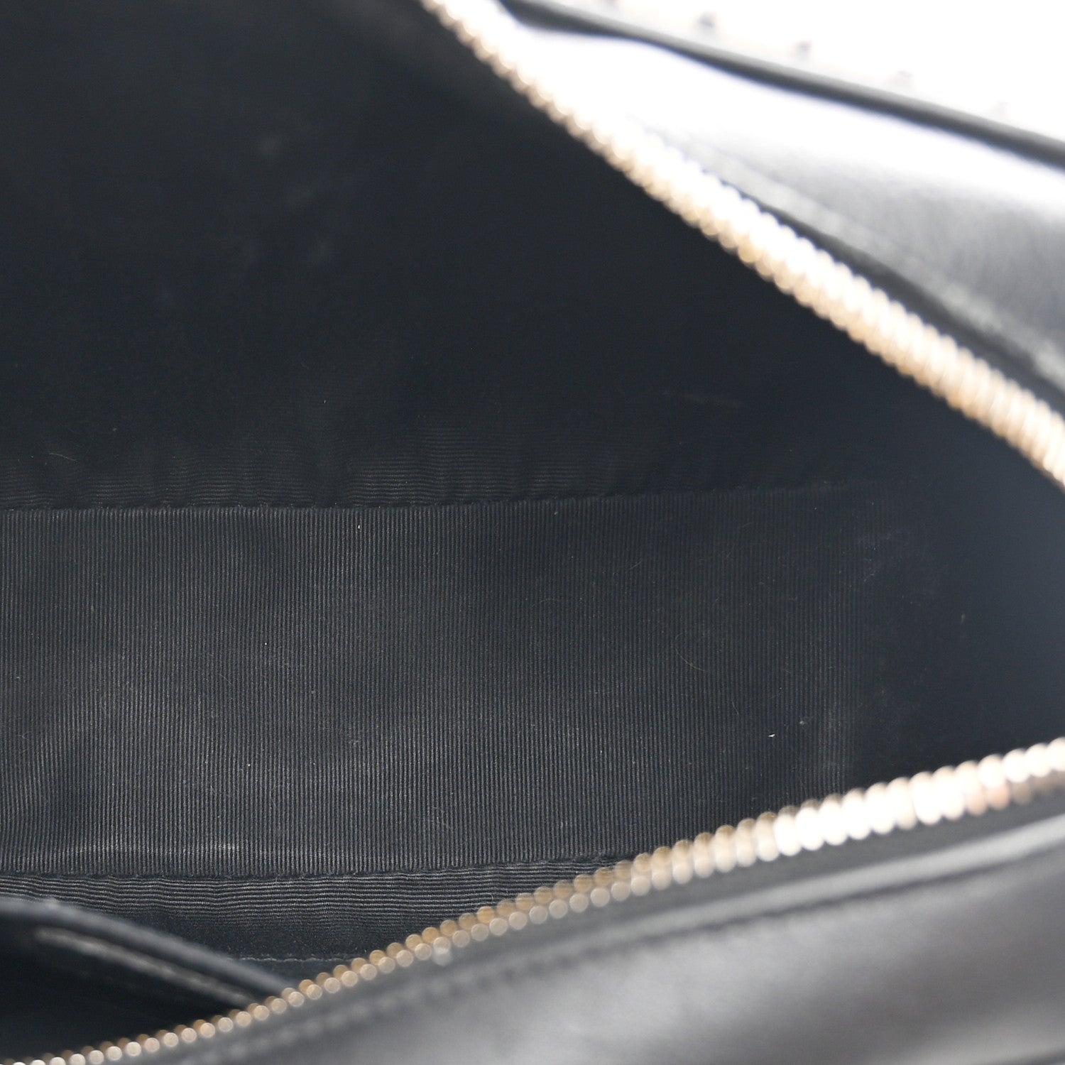 Saint Laurent Canvas Calfskin Monogram Lou Camera Bag Black Grey Cream 5 of 12