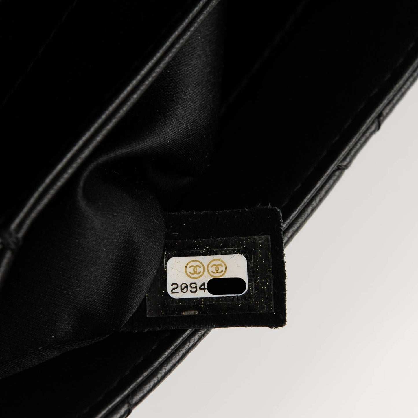 Lambskin By 4 Flap Crossbody Black