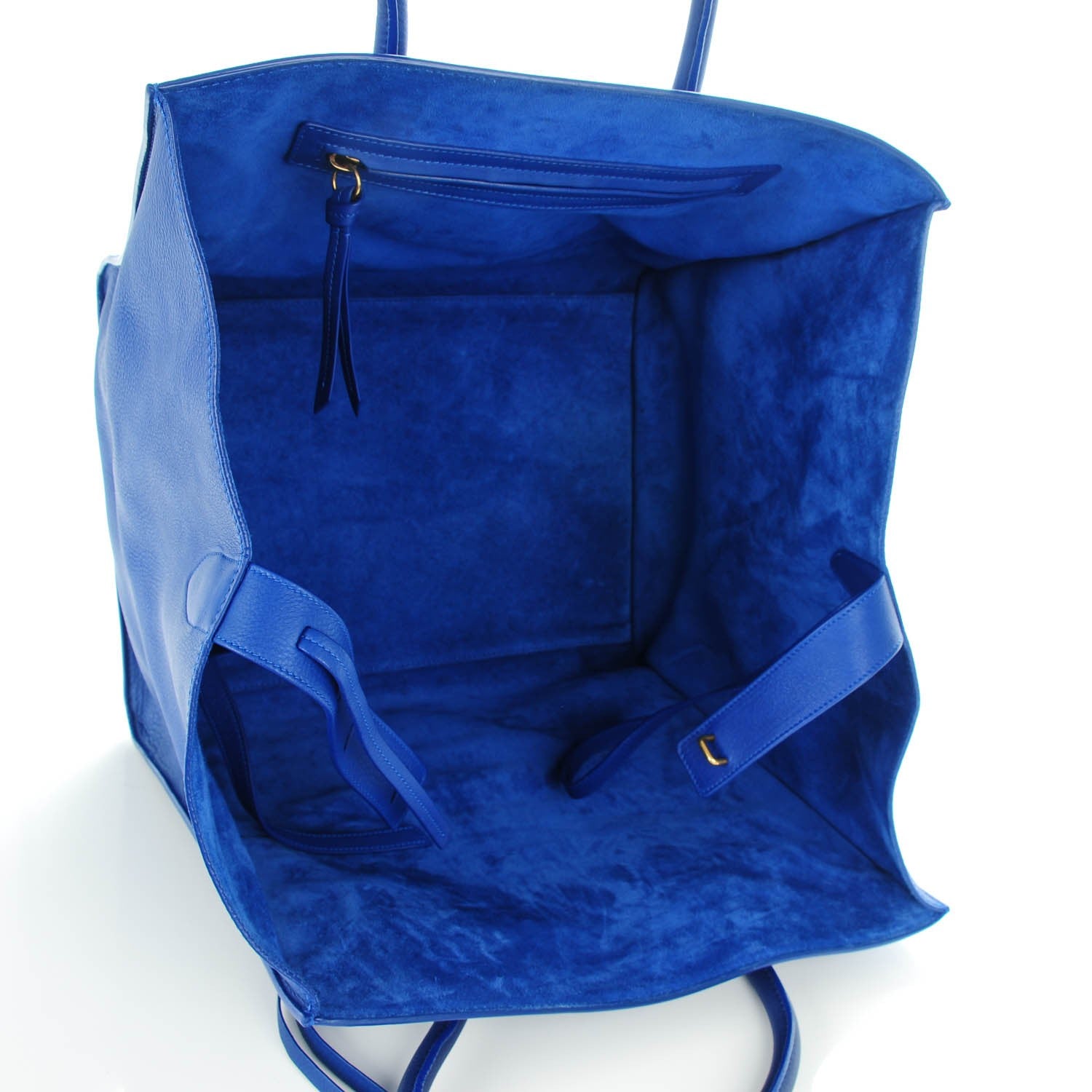 Celine Supple Calfskin Large Phantom Luggage Royal Blue 5 of 8