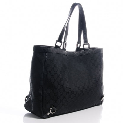 Gucci Monogram Large Abbey Tote Black 3 of 7