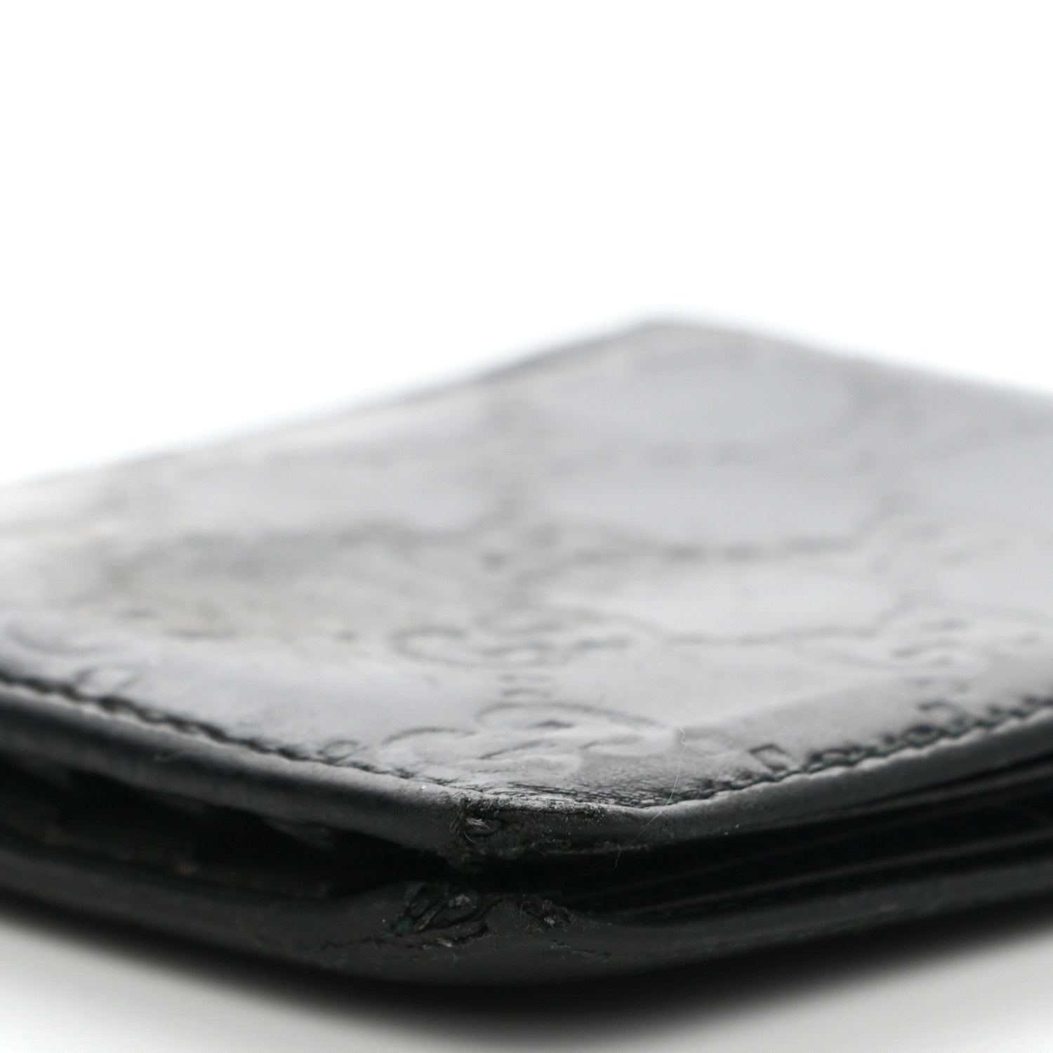 Gucci Guccissima Bi-Fold Wallet Black 12 of 14
